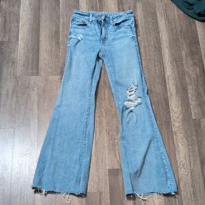 Distressed Blue Women's Jeans